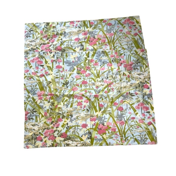 POTTERY BARN Duvet Cover AUDREY Floral Full/Queen With 2 Standard Shams - Picture 4 of 8